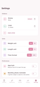 Lilibee: Baby Milestones screenshot