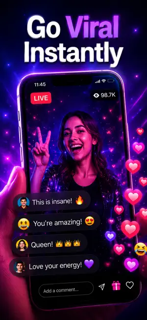 Fake Live Stream: LiveBoost screenshot 1