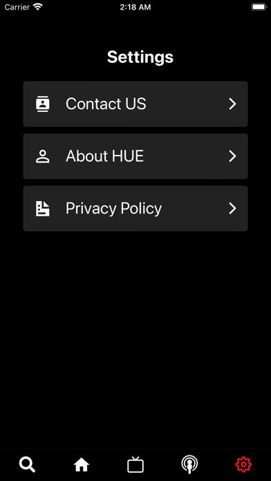 HueTVNetwork Screenshot