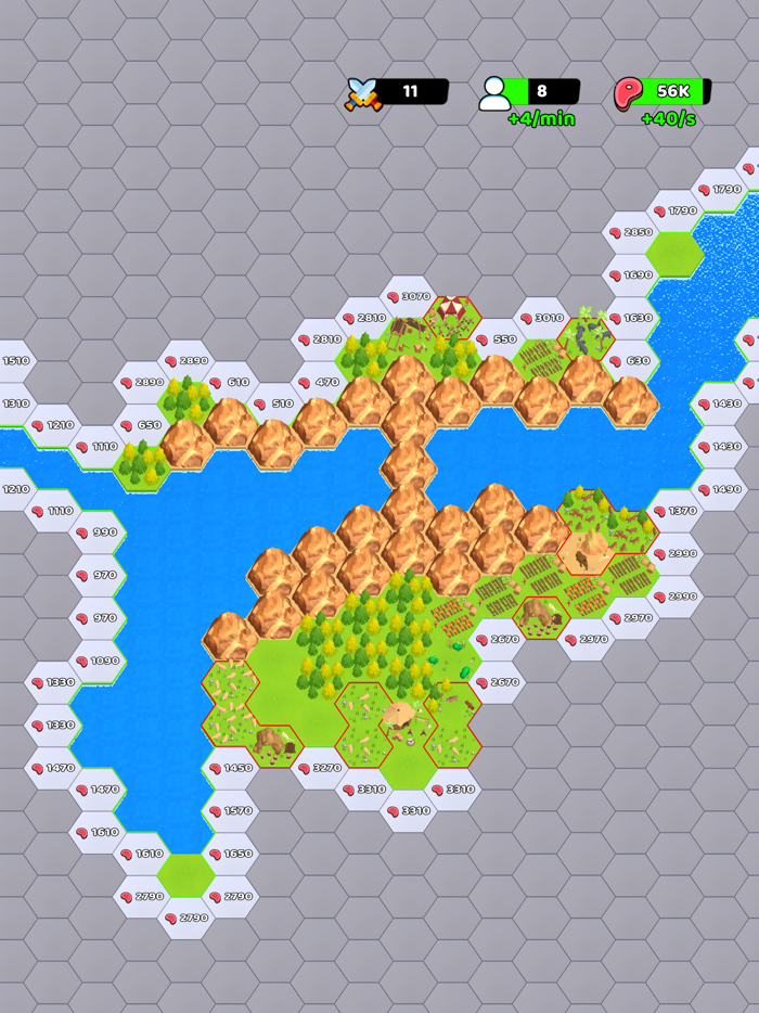 Hexa War - Civilis Simulator