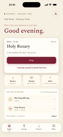 Devotio: Daily Prayer & Rosary Screenshot 1 of 5