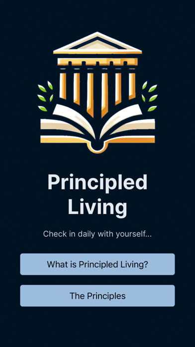 Principled Living Screenshot