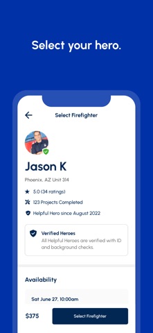 Helpful Heroes Customer App Screenshot 4 of 7