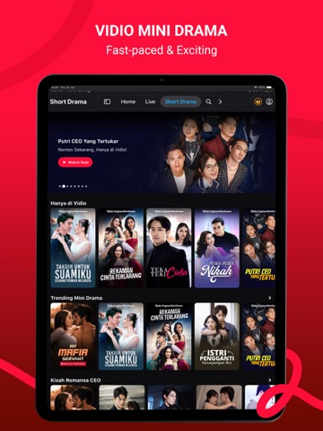 Vidio: Sports, Movies, Series iPad screenshot 5