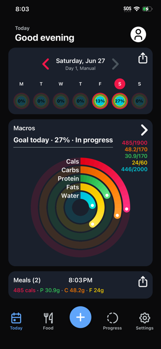 Macro Tracker - Vitalos Screenshot 1 of 10