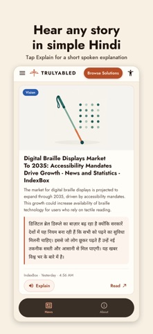 TrulyAbled News screenshot 2