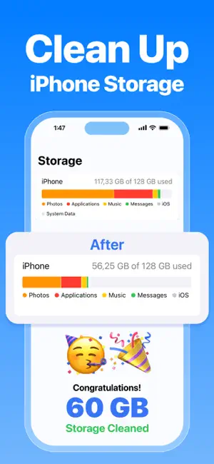 CleanX: Clean Up Storage iPhone screenshot 2