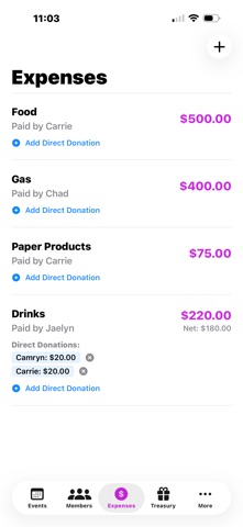 Expense Equalizer screenshot