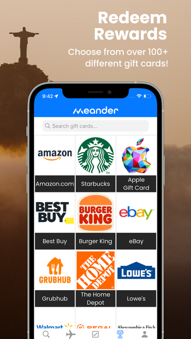 Meander: Trip Feedback Rewards Screenshot