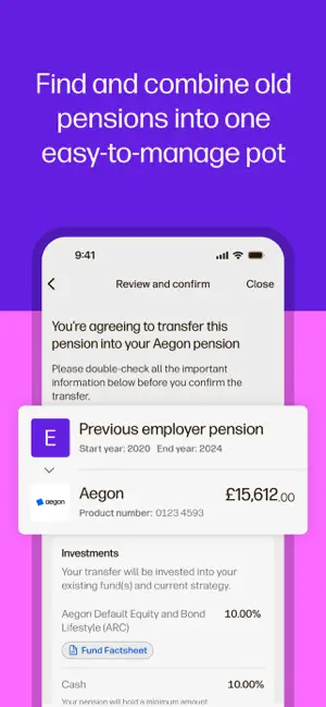 Mylo from Aegon iPhone screenshot 4