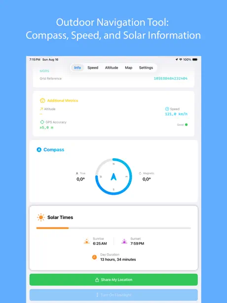 Global Position on iPad — screenshot 3