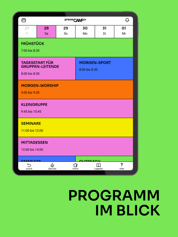 Screenshot #5 pour PraiseCamp App