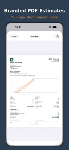 Riserly Stair Calculator screenshot 4