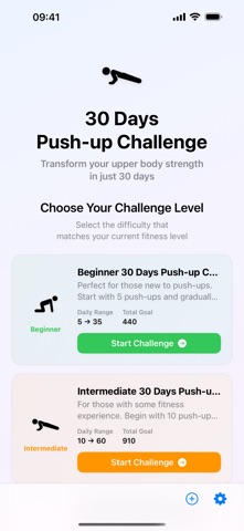30 Days Push-up Challenge Screenshot 1 of 7