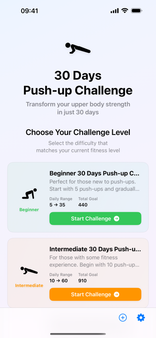 30 Days Push-up Challenge Screenshot 1 of 7