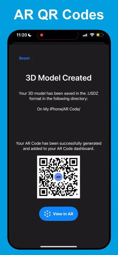 AR Code Object Capture 3D Scan screenshot 4