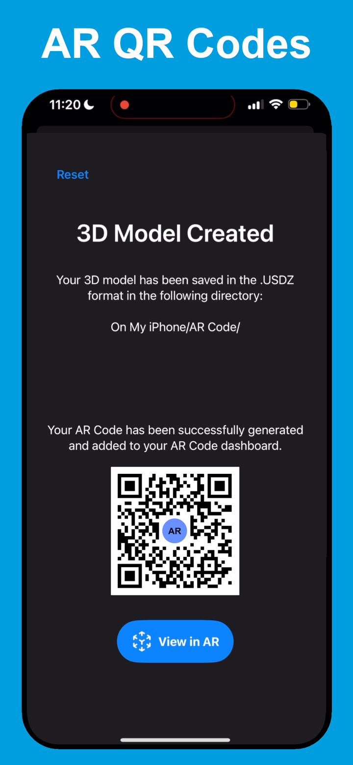 AR Code Object Capture 3D Scan screenshot 4