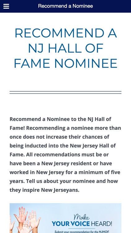 NJ Hall of Fame screenshot-3