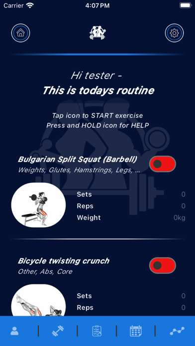 MyGymBuddy Screenshot
