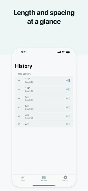 Contraction Timer by Nestling screenshot 3