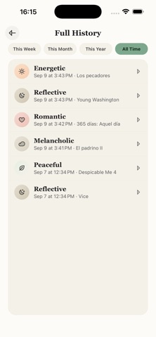 Mood Soundtrack iPhone screenshot