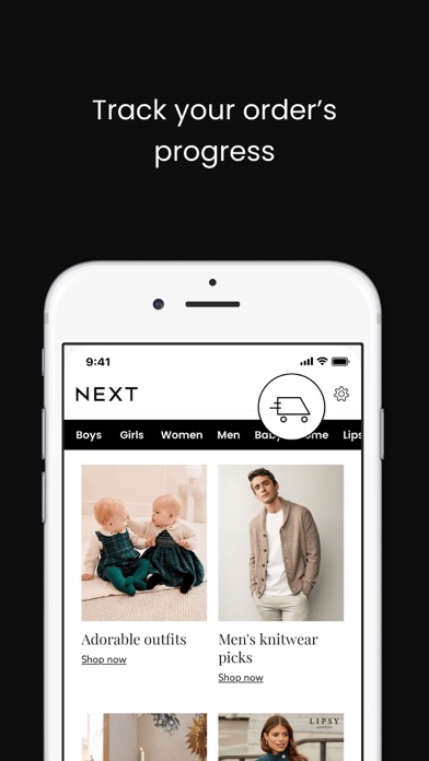Next: Shop Fashion & Homeware Screenshot