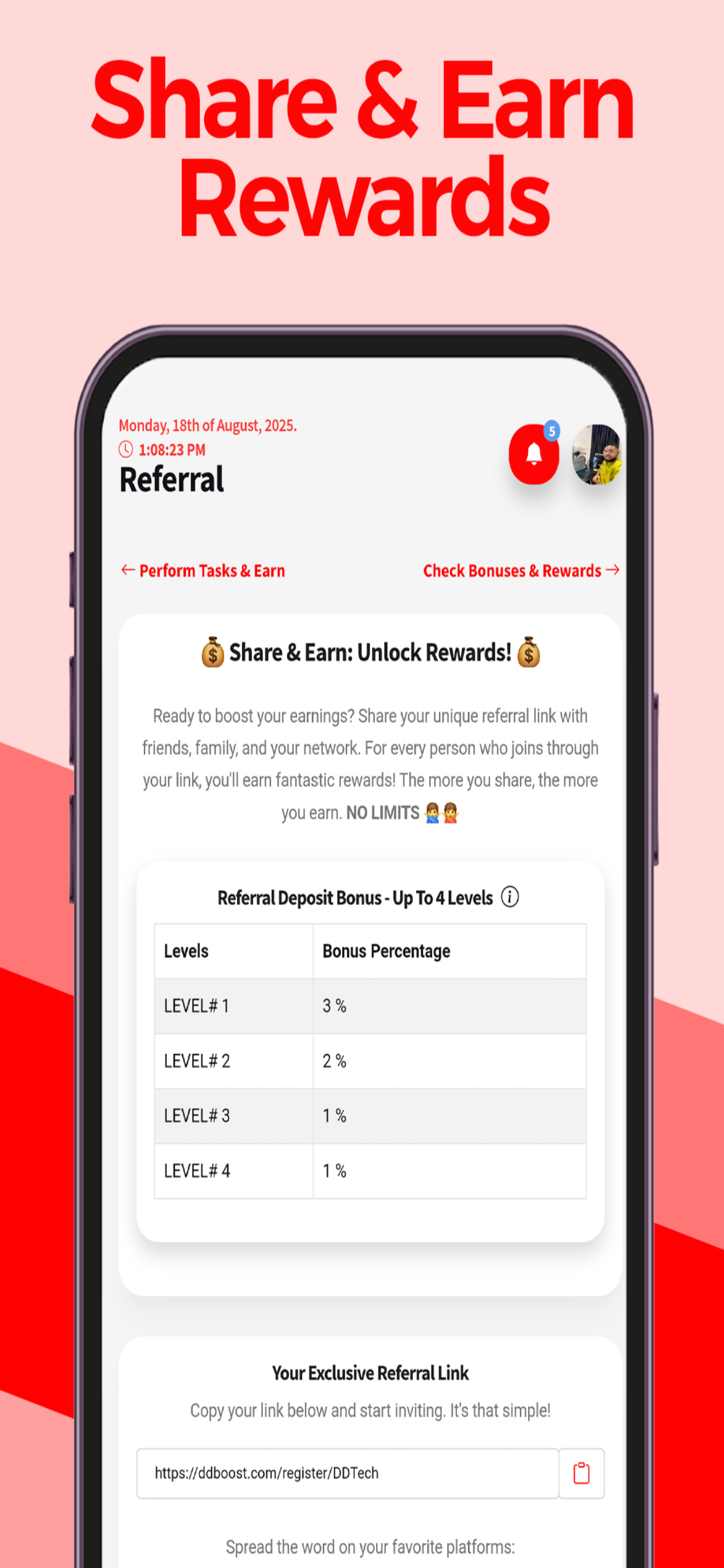 DDBoost - Numbers & Socials screenshot 4