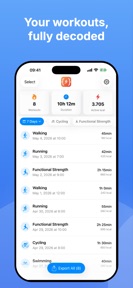 Workout Exporter for AI screenshot