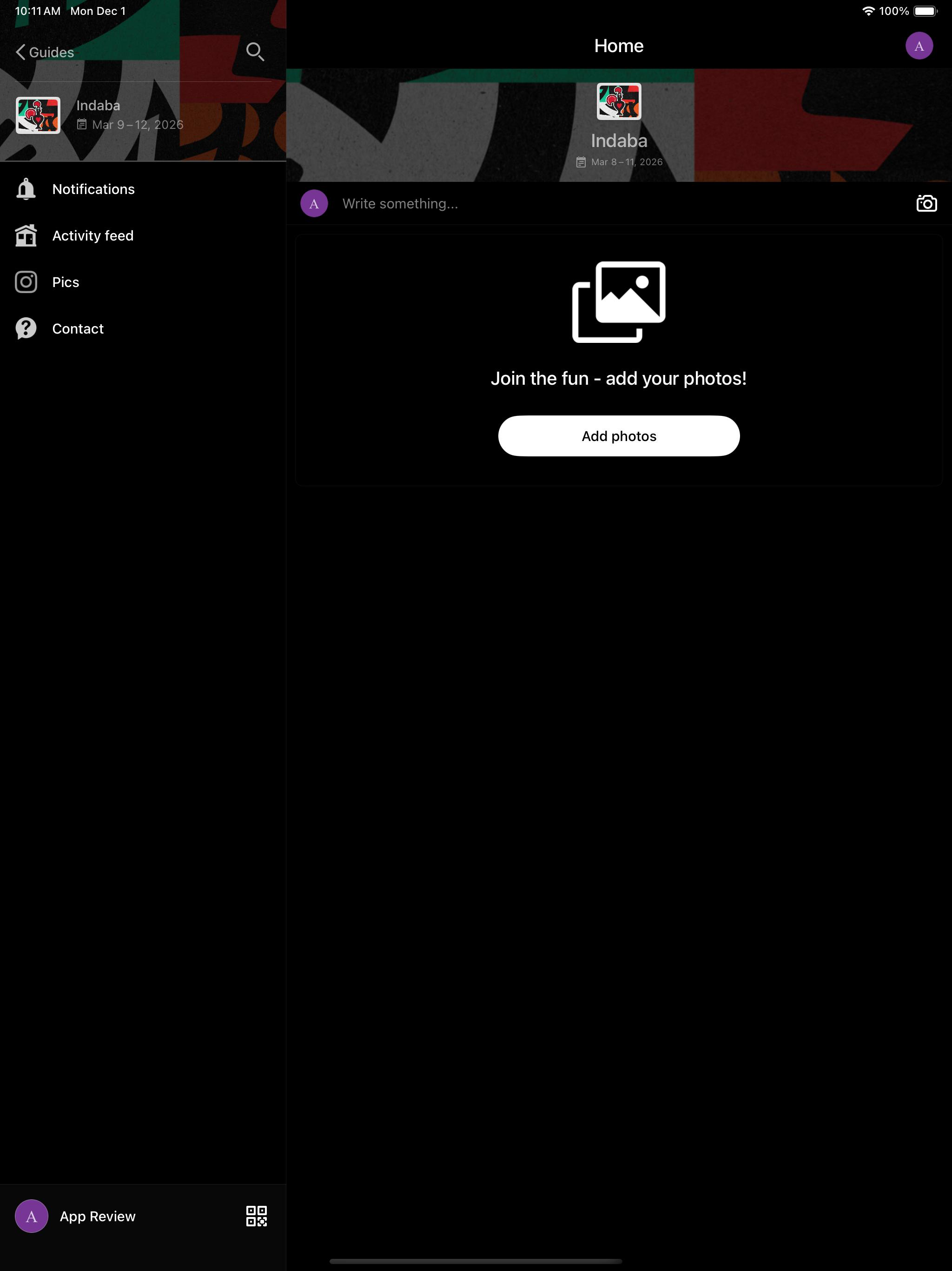 Indaba Event App