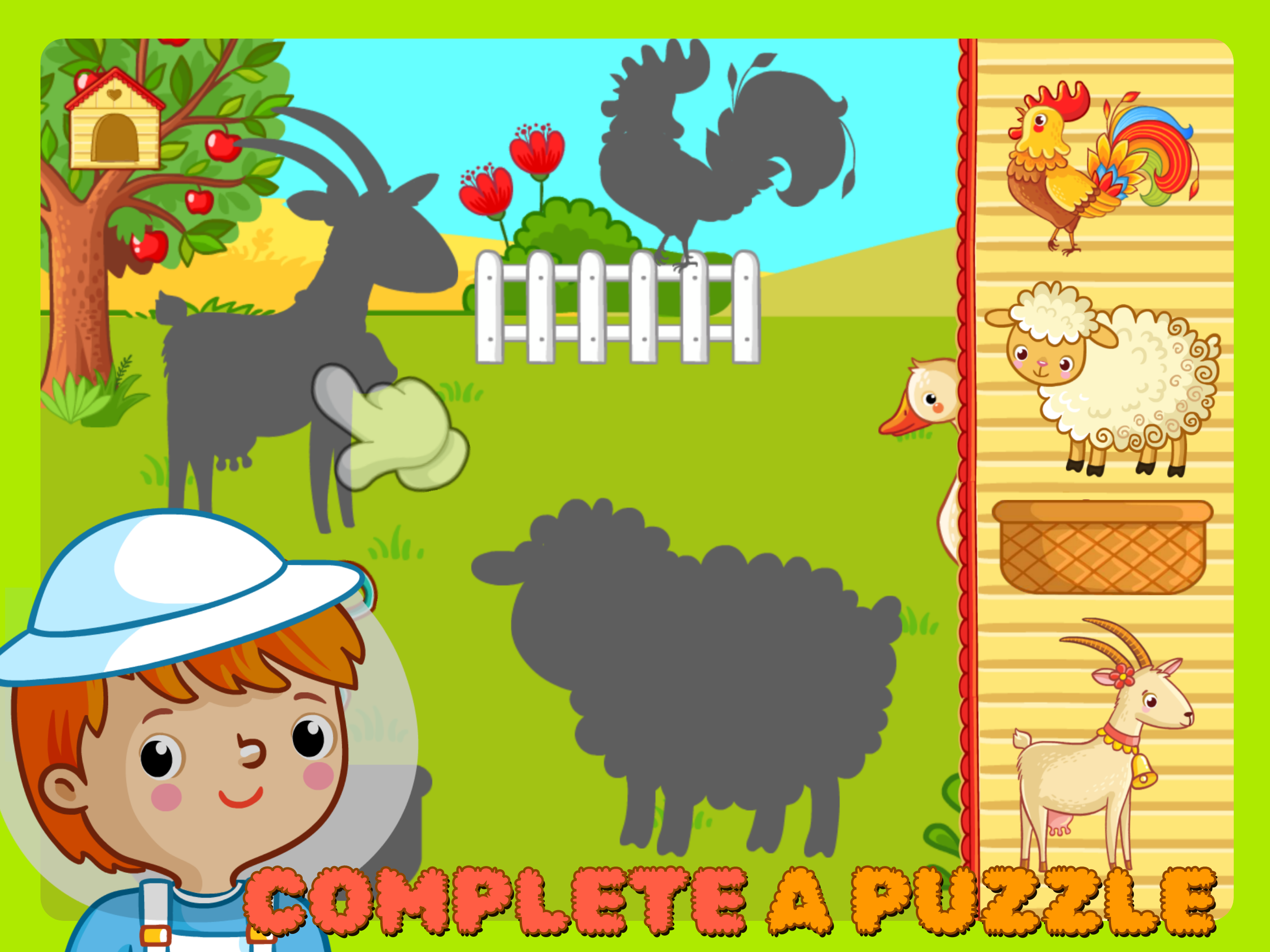 Farm animal pet games for kids screenshot 14