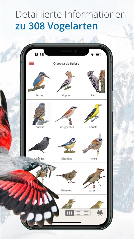 #5. Vogelführer Birdlife Schweiz (iOS) 来自: Sunbird Images OHG