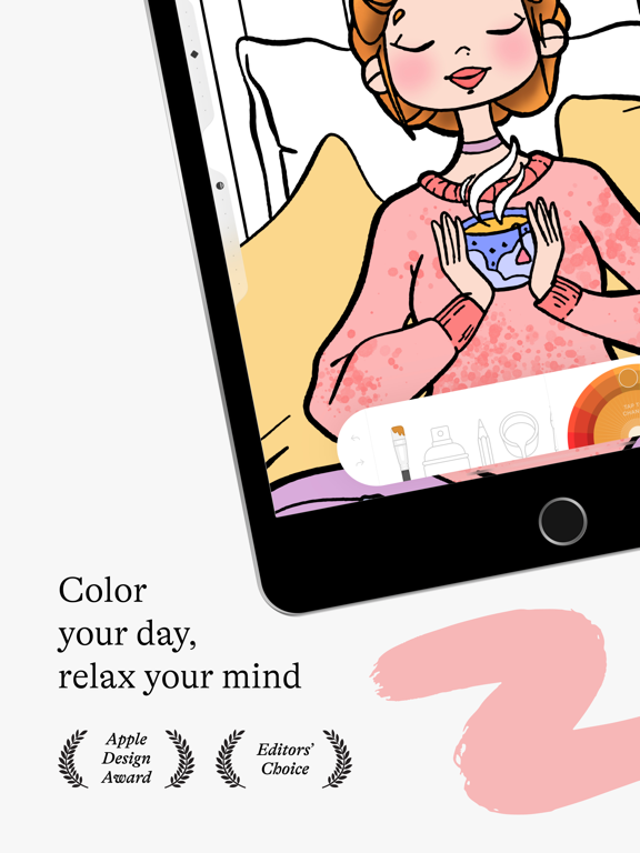 Screenshot #1 for Lake: Coloring Book for Adults