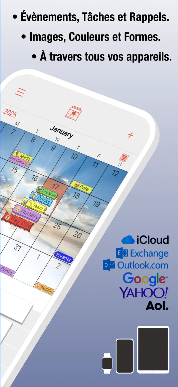 Screenshot #2 pour Calendrier PocketLife
