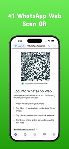 Messenger Web for WhatsApp screenshot