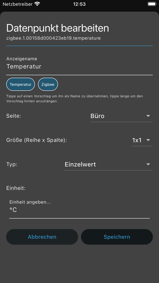 #1. IOB Mobile für ioBroker (iOS) Podle: Peter Thaler