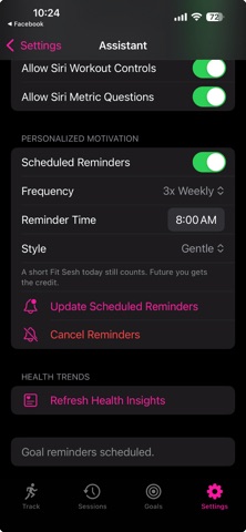 Fit Sesh: GPS Workout Tracker のスクリーンショット