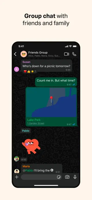 WhatsApp Messenger iPhone screenshot 4