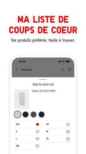 Capture d'écran de UNIQLO - LifeWear sur iPhone 6