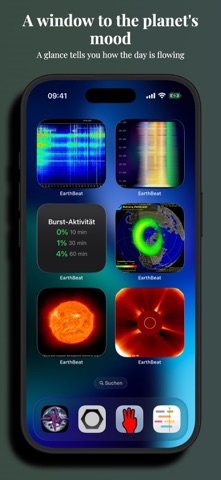 EarthBeat - Schumann Resonance iPhone screenshot