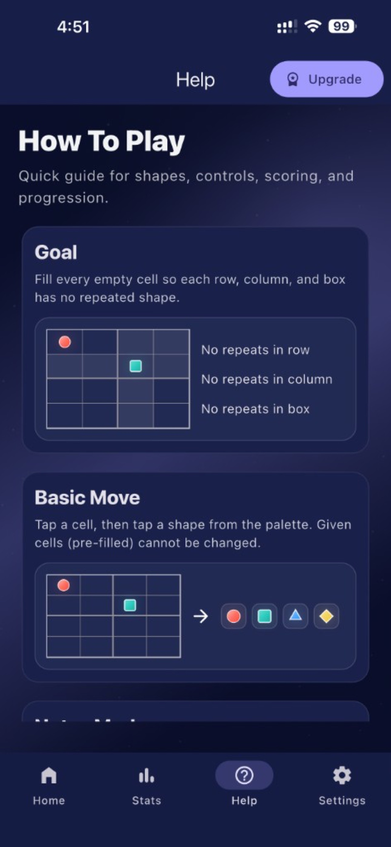 ShapeDoku Puzzle screenshot 8