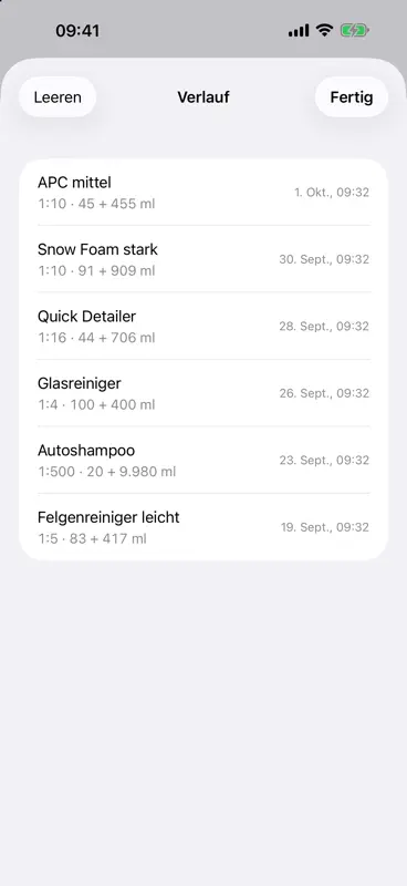 Mischungsrechner - Glossboss screenshot 5 of 5