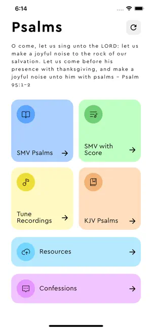The Psalms App screenshot 1