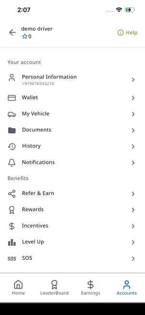Rideloo Partner screenshot 3