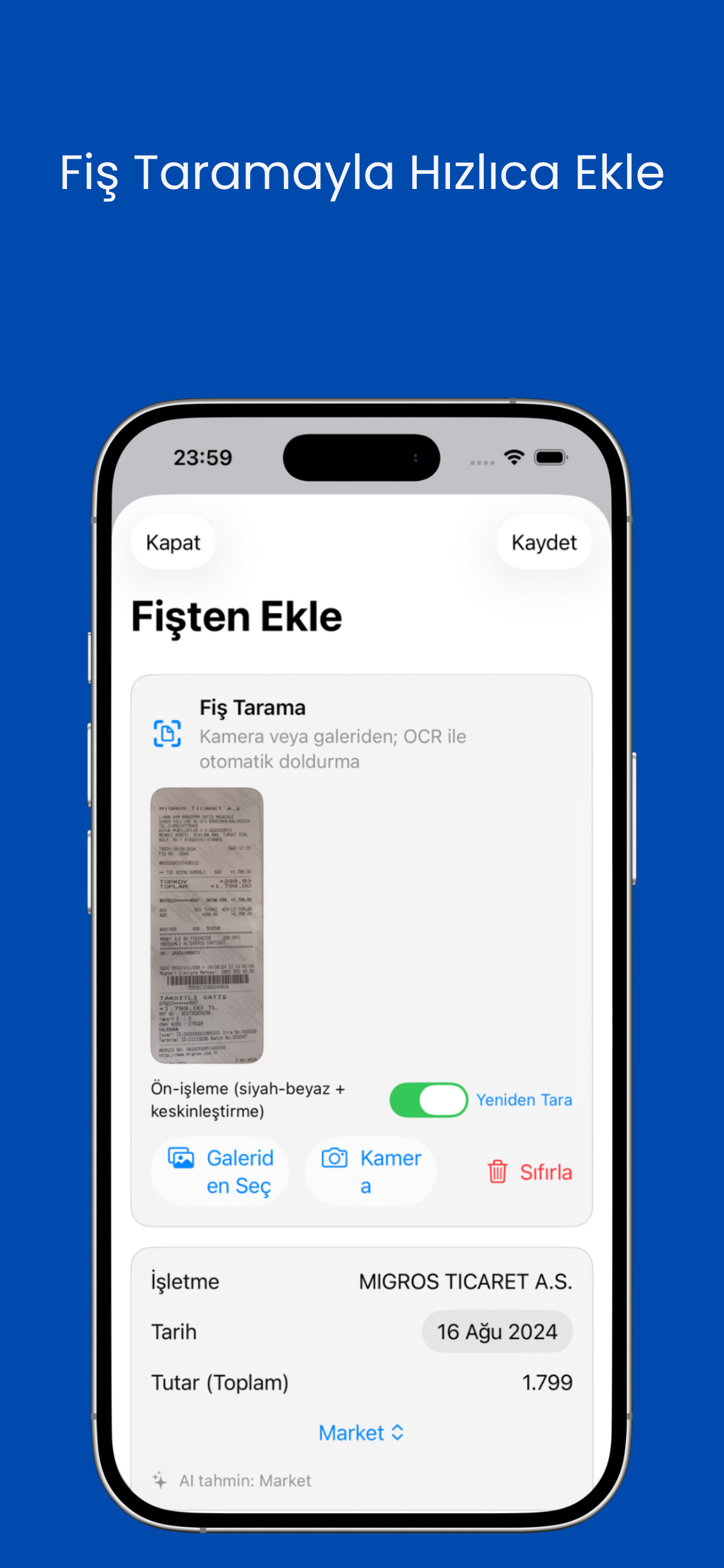 FinanceAI: Expense Tracker screenshot 5