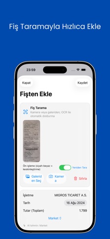 FinanceAI: Expense Tracker Screenshot 5 of 6