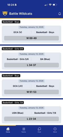 BGA Athletics screenshot