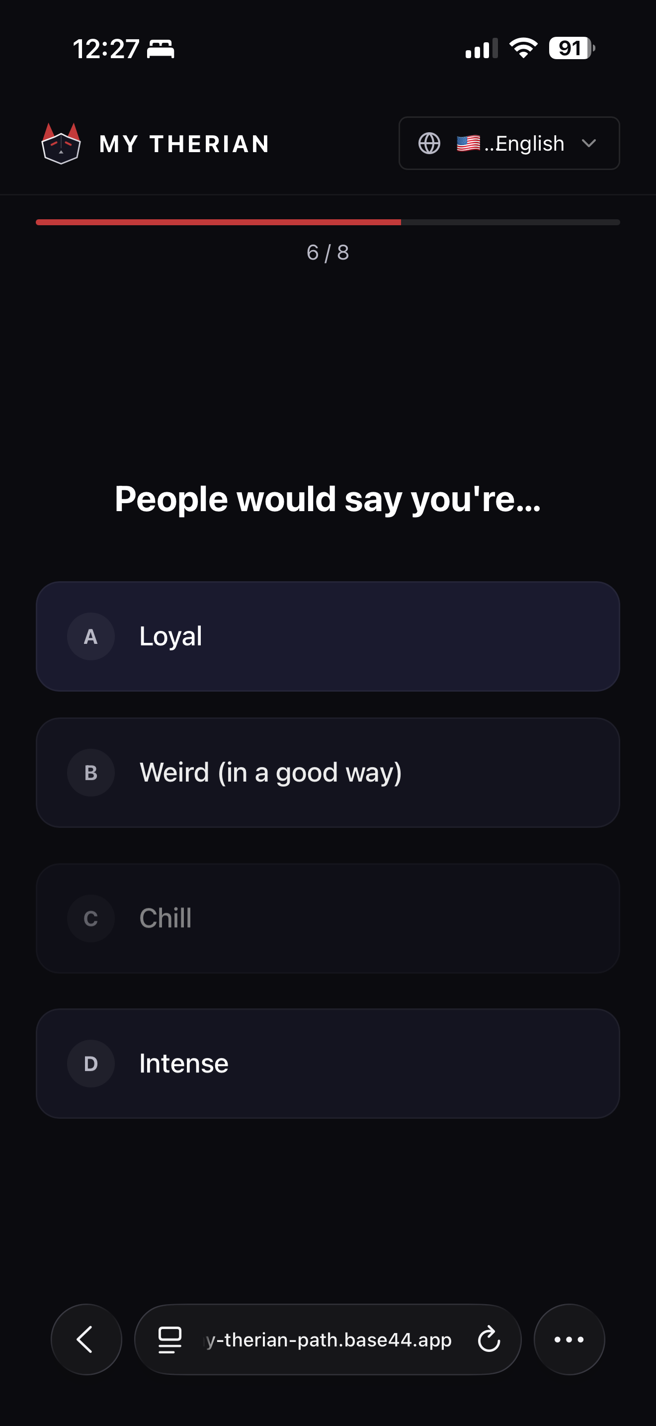 My Therian - Official Test