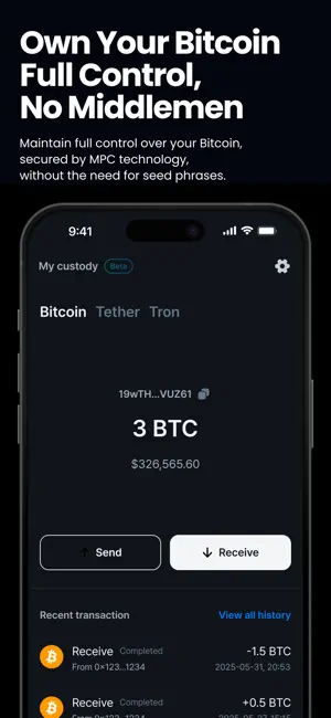 SmashFi: Bitcoin Self-Custody screenshot 1