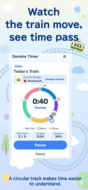Densha Timer screenshot 1