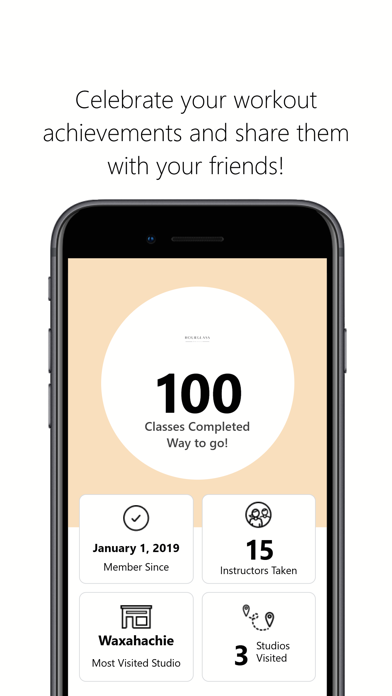 Hourglass Pilates Studio iPhone screenshot 4 - Health & Fitness app